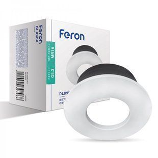 Купити Врізний точковий світильник Feron DL8900 MR16/G5.3 круг IP44 (Білий) у Львові, Києві, Дніпрі, Одесі, Харкові