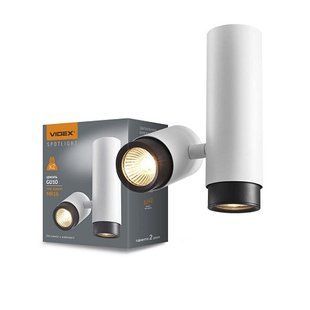 Купити Накладний точковий cвітильник поворотний VIDEX GU10 SPF07 (Білий) у Львові, Києві, Дніпрі, Одесі, Харкові