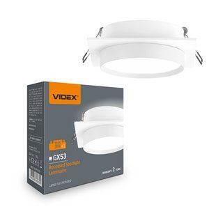 Купить Врезной точечный светильник VIDEX под лампу GX53 VL-SPF33S (Белый) во Львове, Киеве, Днепре, Одессе, Харькове