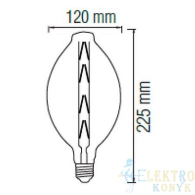 Купити Світлодіодна лампа Едісона ENIGMA Filament 8W Е27 2400K (Титан) у Львові, Києві, Дніпрі, Одесі, Харкові