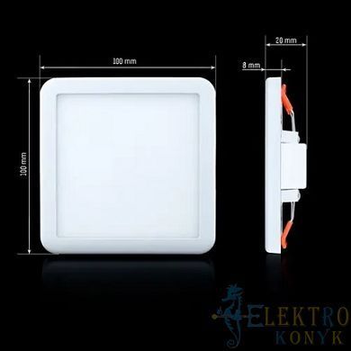 Купить Точечный светильник квадратный LED Biom СL-S6W-5/2 6Вт 5000К во Львове, Киеве, Днепре, Одессе, Харькове
