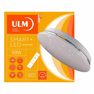 Купить Светильник потолочный LED на пульт ULM ULMS-R03-S-450-90-L9 90W звездное небо (Белый) во Львове, Киеве, Днепре, Одессе, Харькове