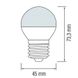 Купити Світлодіодна лампа A50 ELITE-8 8W E27 3000K - 2