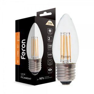 Купить Светодиодная лампа Feron LB-58 4W E27 2700K во Львове, Киеве, Днепре, Одессе, Харькове