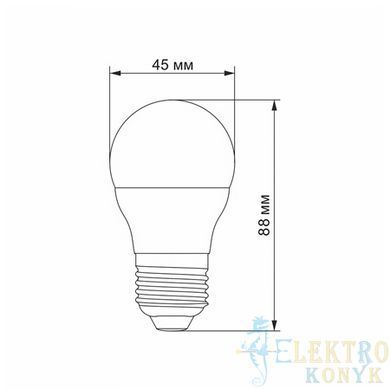 Купить LED лампа VIDEX G45h 4.9W E27 4100K во Львове, Киеве, Днепре, Одессе, Харькове