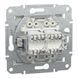 Купить Мех. двойная компьютерная розетка Schneider Electric Asfora RJ45 UTP 5e (Белая) - 2