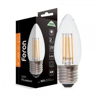 Купить Светодиодная лампа Feron LB-58 4W E27 4000K во Львове, Киеве, Днепре, Одессе, Харькове