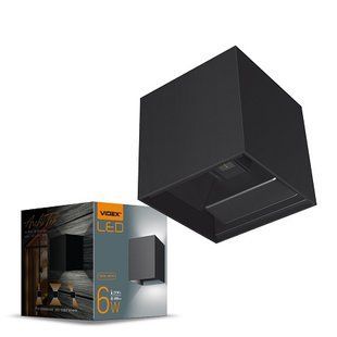 Купить Светильник архитектурный AR04 IP54 VIDEX 6W 2700K (Черный) во Львове, Киеве, Днепре, Одессе, Харькове