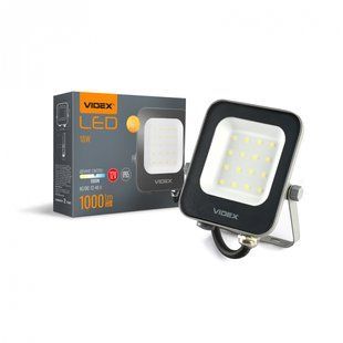 Купити Світлодіодний прожектор VIDEX F3e 1000Lm 5000K AC/DC 12-48V (Чорний) у Львові, Києві, Дніпрі, Одесі, Харкові