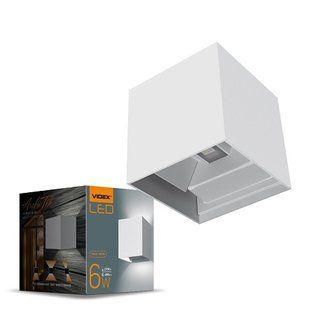 Купить Светильник архитектурный AR04 IP54 VIDEX 6W 2700K (Белый) во Львове, Киеве, Днепре, Одессе, Харькове