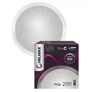 Купити Світильник на стелю LED VELMAX V-CL-GALAXY 40W 3000K 4100K 6500K (Білий) у Львові, Києві, Дніпрі, Одесі, Харкові