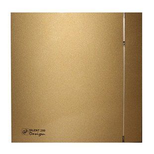 Купити Витяжний вентилятор Soler&Palau SILENT-200 CZ GOLD DESIGN 4C 16W d120 (Жовтий) у Львові, Києві, Дніпрі, Одесі, Харкові