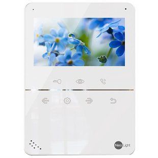 Купить Видеодомофон NeoLight TETTA 4.3" (Белый) во Львове, Киеве, Днепре, Одессе, Харькове
