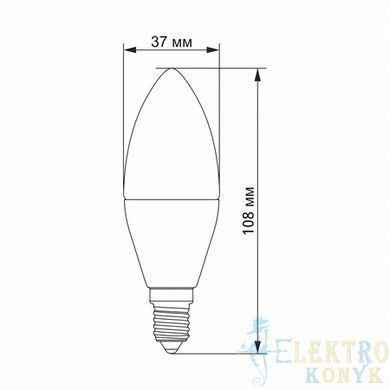 Купить LED лампа VIDEX C37h 6W E14 4100K во Львове, Киеве, Днепре, Одессе, Харькове