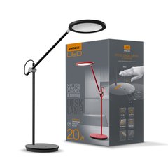 Купити Настільна LED лампа VIDEX VL-TF15B 20W 4100K (Чорна) у Львові, Києві, Дніпрі, Одесі, Харкові