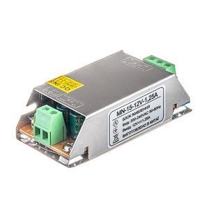 Купити Блок живлення MN 12V 15Вт 1.25А IP20 у Львові, Києві, Дніпрі, Одесі, Харкові