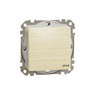 Купити Прохідний вимикач одноклавішний Schneider Sedna Elements IP44 (Венге) у Львові, Києві, Дніпрі, Одесі, Харкові
