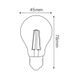 Купить Светодиодная лампа Эдисона MINI GLOBE-4 Filament 4W Е27 2700К - 2