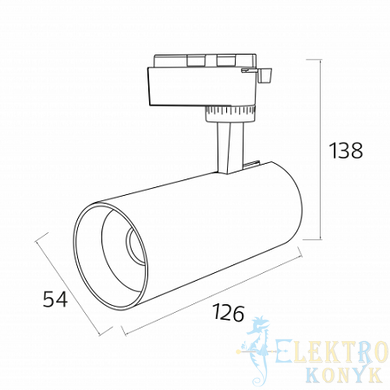 Купити Трековий світильник LED BREMEN-10 10W 4200K (Білий) у Львові, Києві, Дніпрі, Одесі, Харкові