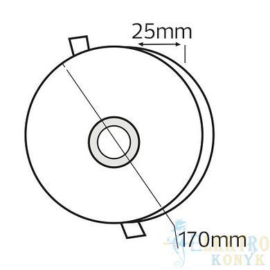 Купити Точковий LED світильник врізний VALENTINA-24 24W 3000K-6500K (Білий) у Львові, Києві, Дніпрі, Одесі, Харкові