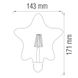 Купить Светодиодная лампа Эдисона RUSTIC STAR-6 Filament 6W Е27 2200K - 2