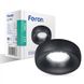 Купити Врізний точковий світильник Feron DL1842 MR16/G5.3 круг матовый (Чорний) - 1