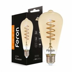 Купити Світлодіодна лампа Feron LB-764 4W E27 2700K (Золото) у Львові, Києві, Дніпрі, Одесі, Харкові