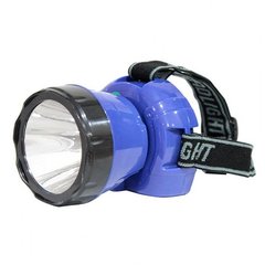 Купити Налобний акумуляторний LED ліхтар BECKHAM-3 3W (Синій) у Львові, Києві, Дніпрі, Одесі, Харкові