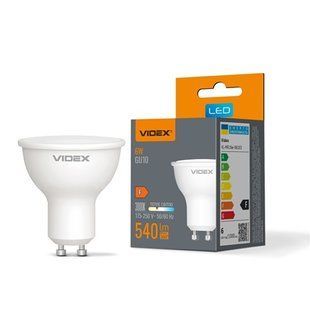 Купити LED лампа VIDEX MR16e 6W GU10 3000K у Львові, Києві, Дніпрі, Одесі, Харкові