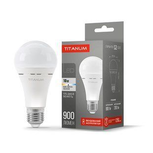 Купити Світлодіодна лампа акумуляторна TITANUM A68 10W E27 4000K 220V у Львові, Києві, Дніпрі, Одесі, Харкові