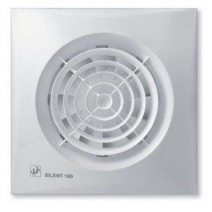 Купити Витяжний вентилятор Soler&Palau SILENT-100 CRZ 8W d100 (Білий) у Львові, Києві, Дніпрі, Одесі, Харкові