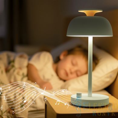Купити Настільна LED лампа з акумулятором VIDEX VL-TF23G 8.5W 4000K+RGB (Зелений) у Львові, Києві, Дніпрі, Одесі, Харкові