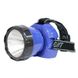 Купити Налобний акумуляторний LED ліхтар BECKHAM-3 3W (Синій) - 1