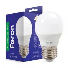 Купити Світлодіодна лампа Feron LB-380 4W E27 2700K у Львові, Києві, Дніпрі, Одесі, Харкові
