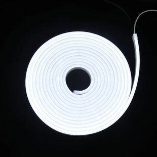 Купити Світлодіодний неон 6x12 IP68 12V White (Білий 6000K) у Львові, Києві, Дніпрі, Одесі, Харкові