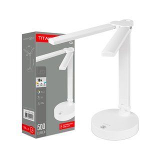Купити Настільна LED лампа TITANUM TLTF-015W 10W 3000-6000K (Біла) у Львові, Києві, Дніпрі, Одесі, Харкові