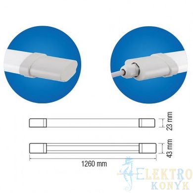 Купить Линейный светильник влагозащищенный LED IRMAK-36 36W 4200K во Львове, Киеве, Днепре, Одессе, Харькове