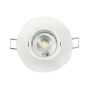 Купити Точковий LED світильник круглий врізний NORA PRO-5 5W 3000K-4500K-6000K (Білий) у Львові, Києві, Дніпрі, Одесі, Харкові
