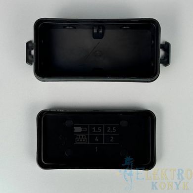 Купить Коробка распределительная СКИМ K45 85х43х39 IP44 (B1102005) (Черный) во Львове, Киеве, Днепре, Одессе, Харькове