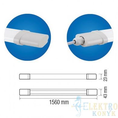 Купить Линейный светильник влагозащищенный LED IRMAK-45 45W 6400K во Львове, Киеве, Днепре, Одессе, Харькове