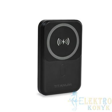 Купити Повербанк TITANUM MA02 з безпровідною зарядкою 10000 mAh 22.5W (Чорний) у Львові, Києві, Дніпрі, Одесі, Харкові