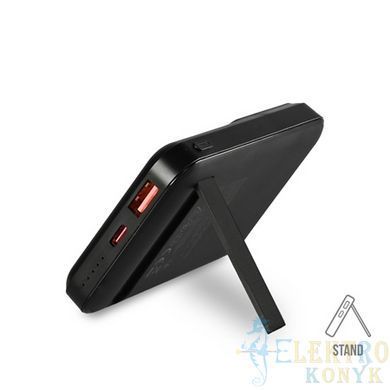 Купити Повербанк TITANUM MA02 з безпровідною зарядкою 10000 mAh 22.5W (Чорний) у Львові, Києві, Дніпрі, Одесі, Харкові