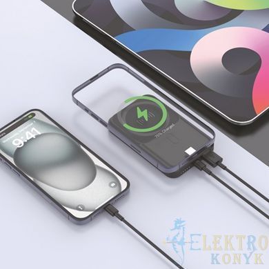 Купити Повербанк TITANUM MA02 з безпровідною зарядкою 10000 mAh 22.5W (Чорний) у Львові, Києві, Дніпрі, Одесі, Харкові