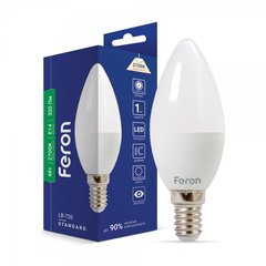 Купити Світлодіодна лампа Feron LB-720 4W E14 2700K у Львові, Києві, Дніпрі, Одесі, Харкові
