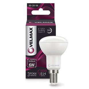 Купить Светодиодная лампа VELMAX V-R50 6W E14 4100K во Львове, Киеве, Днепре, Одессе, Харькове