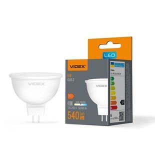 Купити LED лампа VIDEX MR16e 6W GU5.3 4100K у Львові, Києві, Дніпрі, Одесі, Харкові