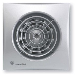 Купити Витяжний вентилятор Soler&Palau SILENT-200 CRZ SILVER 16W d120 (Сірий) у Львові, Києві, Дніпрі, Одесі, Харкові