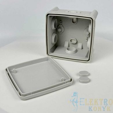 Купити Коробка розподільча СКІМ K85-0 88х88х52 IP54 (B1102017) (Сірий) у Львові, Києві, Дніпрі, Одесі, Харкові