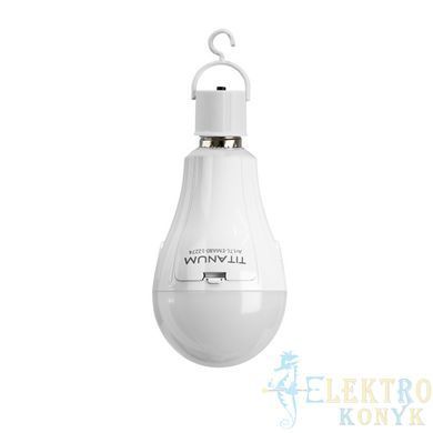 Купити Світлодіодна лампа акумуляторна TITANUM A80 12W E27 4000K 230V у Львові, Києві, Дніпрі, Одесі, Харкові