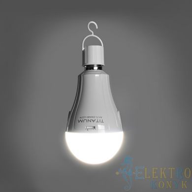 Купити Світлодіодна лампа акумуляторна TITANUM A80 12W E27 4000K 230V у Львові, Києві, Дніпрі, Одесі, Харкові
